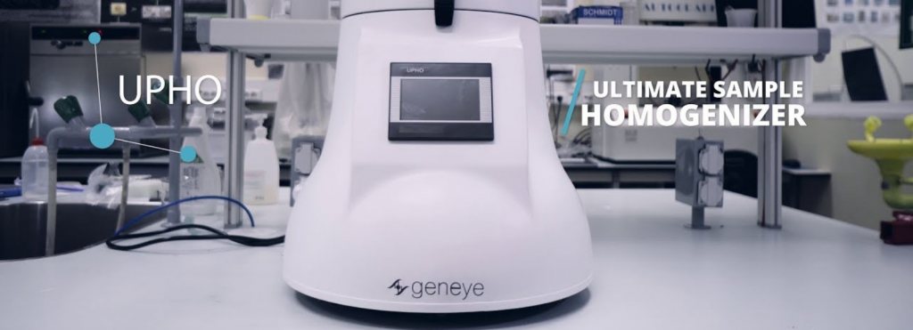 The UPHO sample homogenizer by Geneye