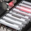 Micronic hybrid tubes that have been laser-etched by AFYS3G's information marking systems